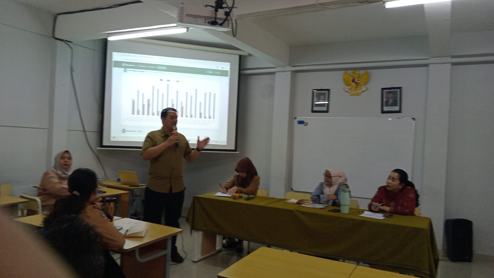 Rapat evaluasi hasil ulangan harian dan laporan ko